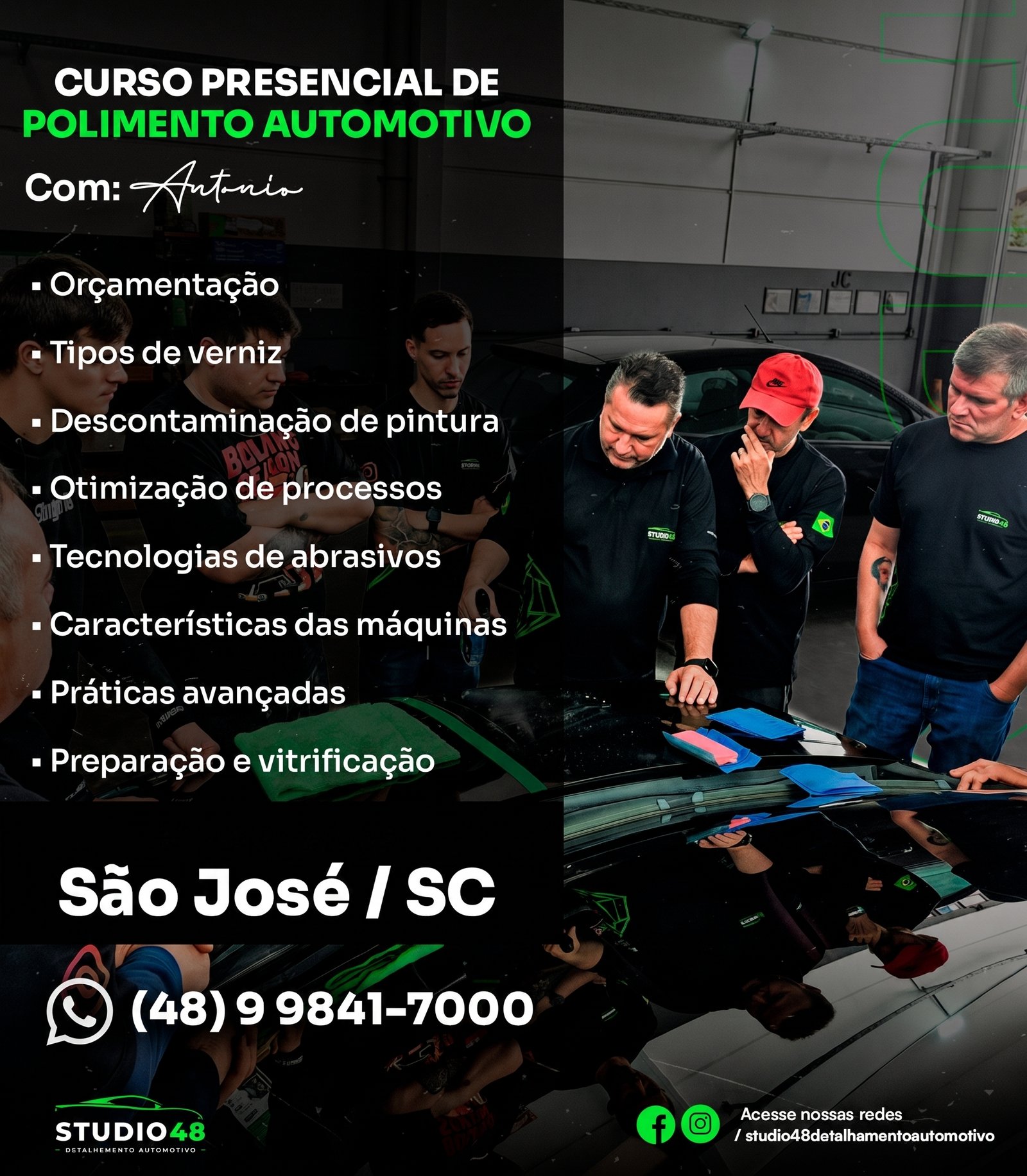 Curso de Polimento Técnico Automotivo - Studio48